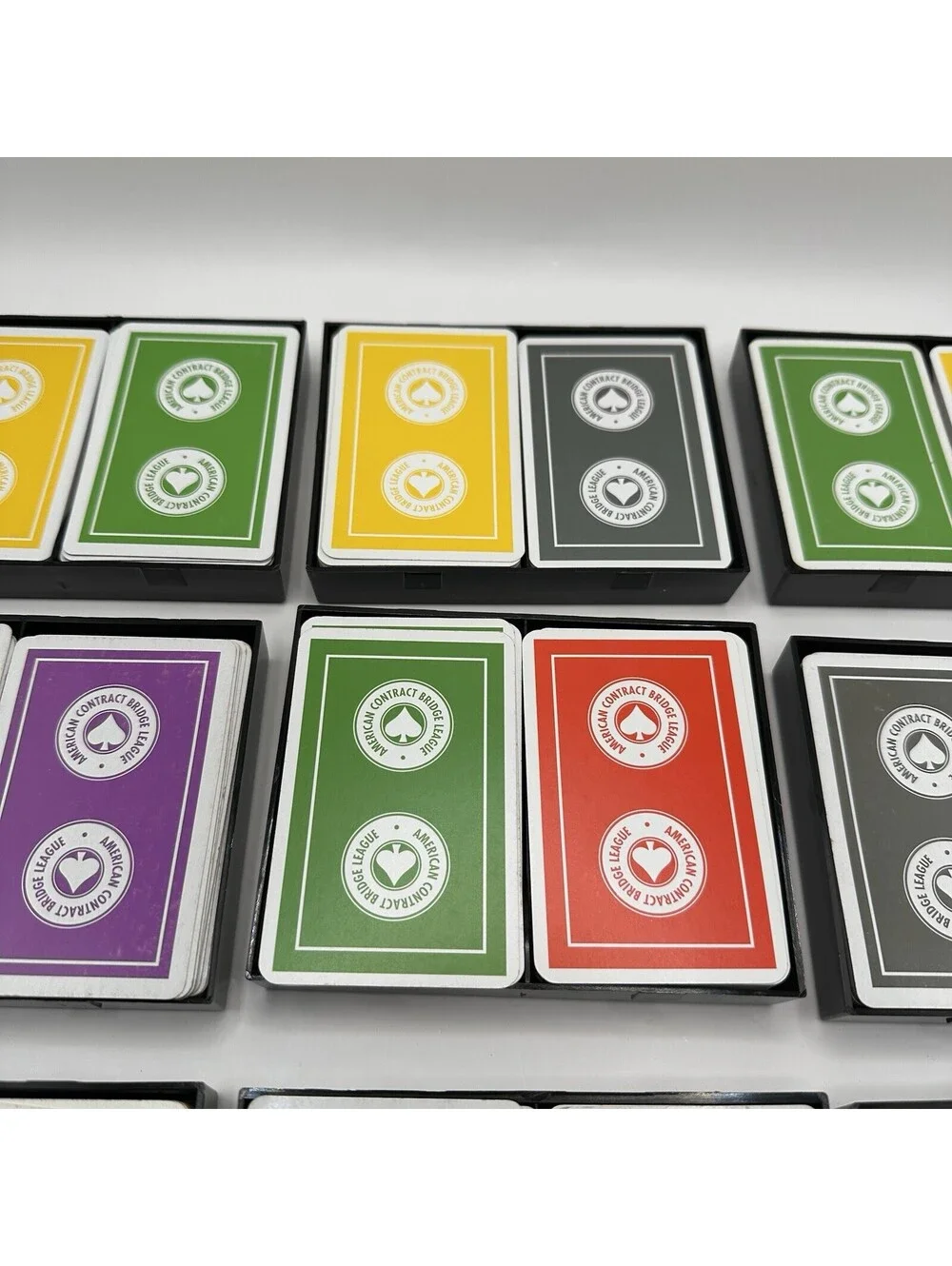 American Contract Bridge League 9 Complete 52 Playing Card Decks